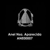 ANEL EM PRATA 750 - NOSSA SRA APARECIDA - ANE00007