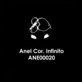 ANEL EM PRATA 750 - CORAÇÃO C/ INFINITO - ANE00020