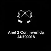 ANEL EM PRATA 750 - CORAÇÕES INFINITO - ANE00018