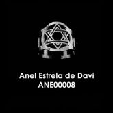 ANEL EM PRATA 750 - ESTRALA DE DAVI - ANE00008